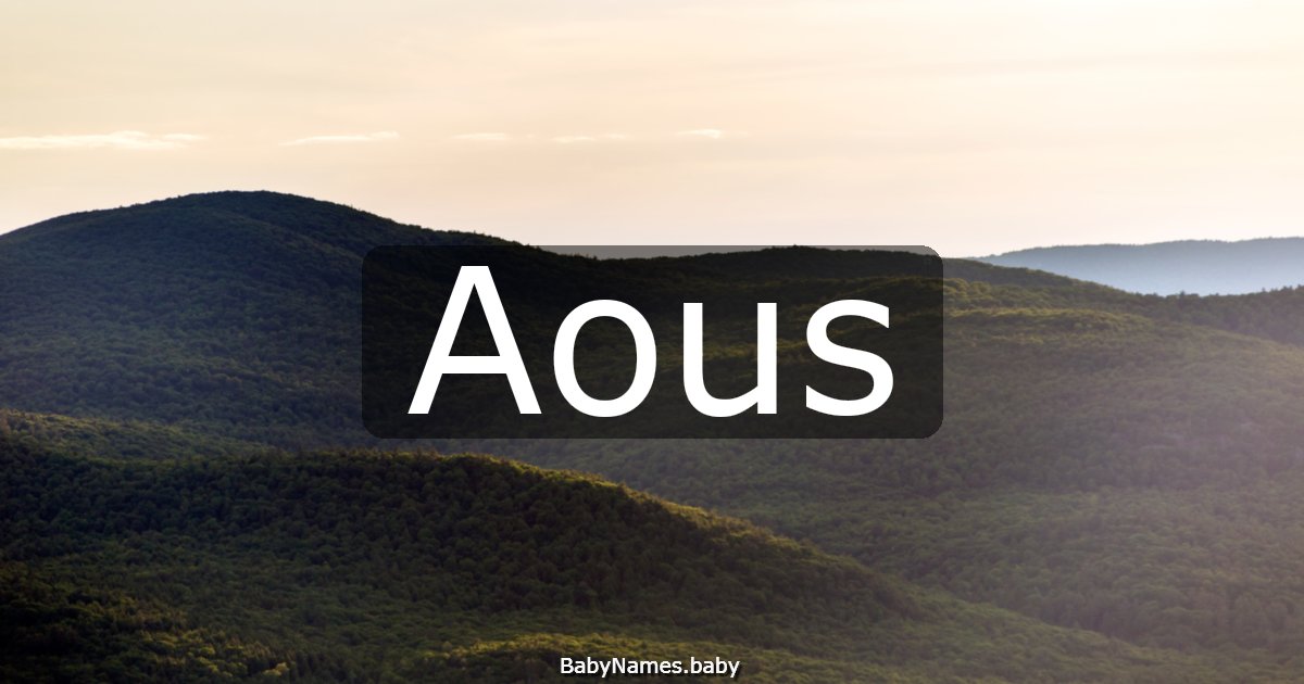 Aous