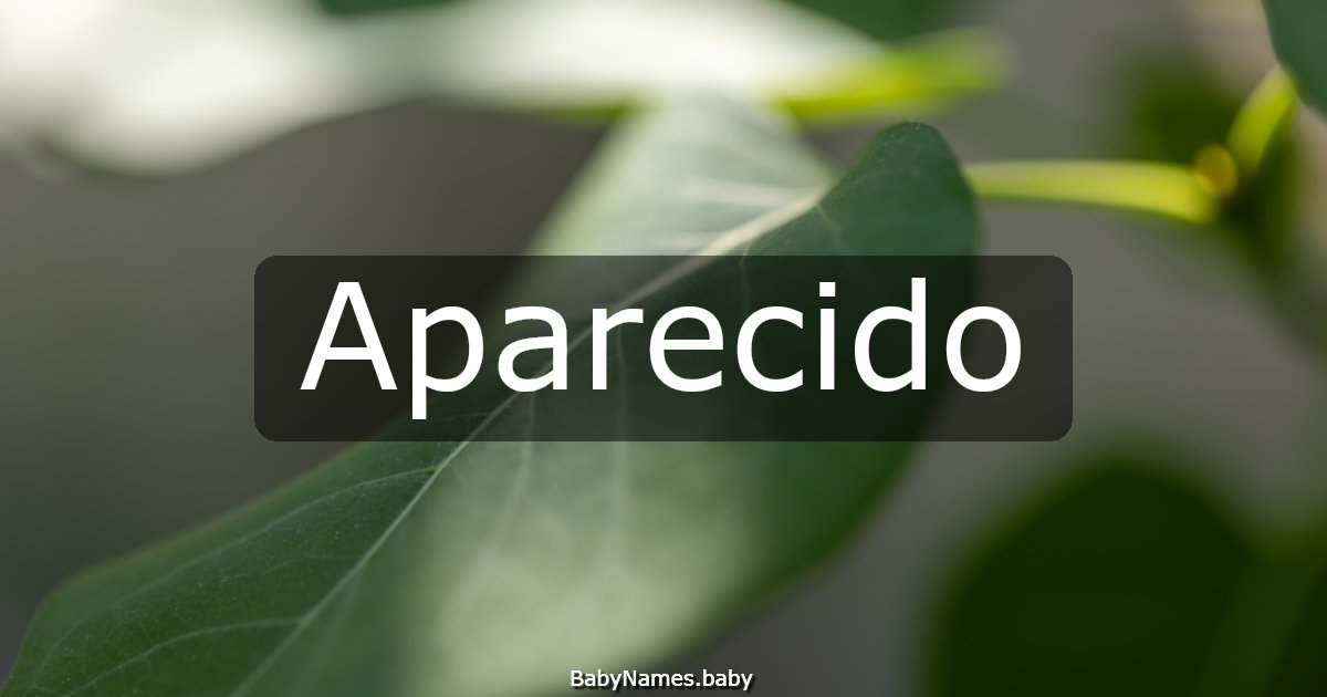 Aparecido
