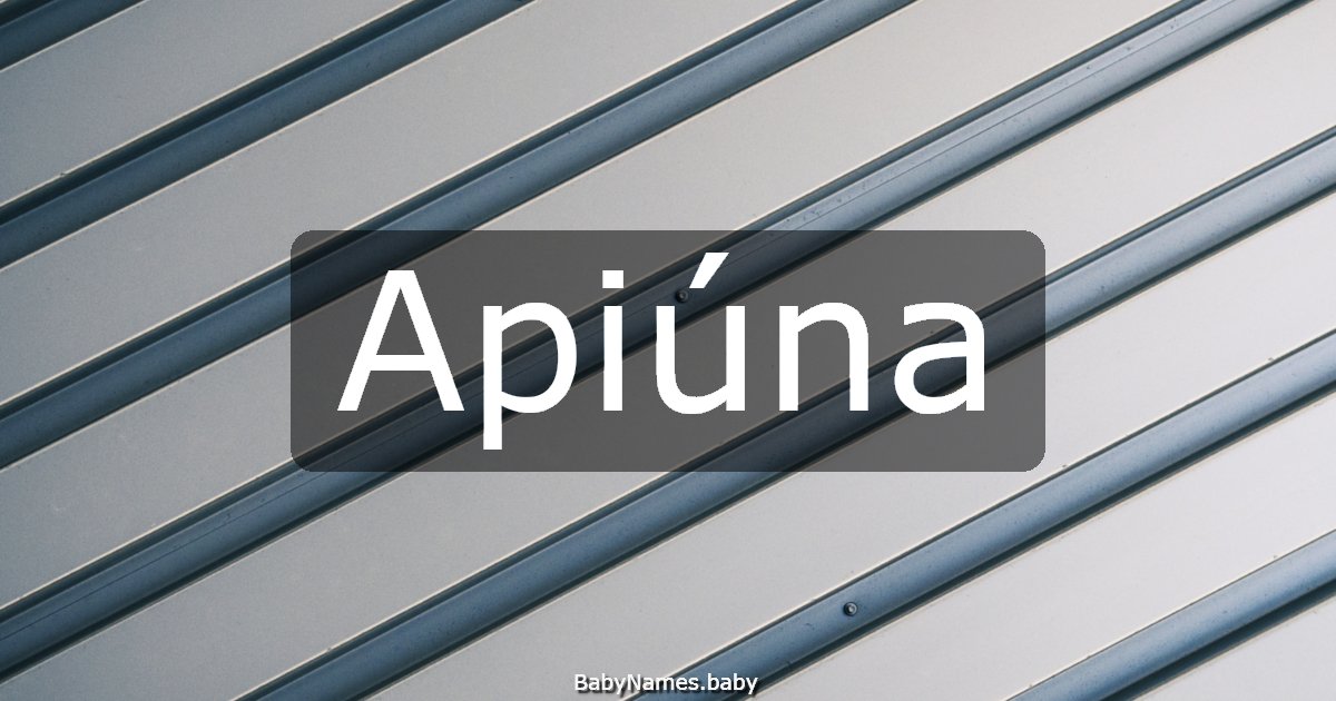 Apiúna
