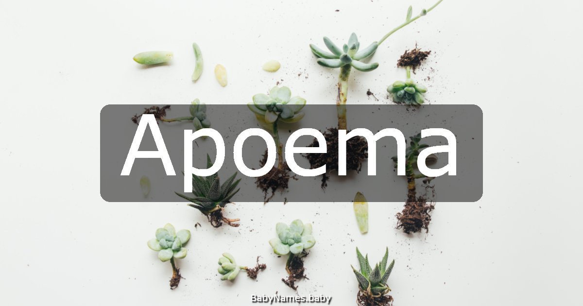 Apoema