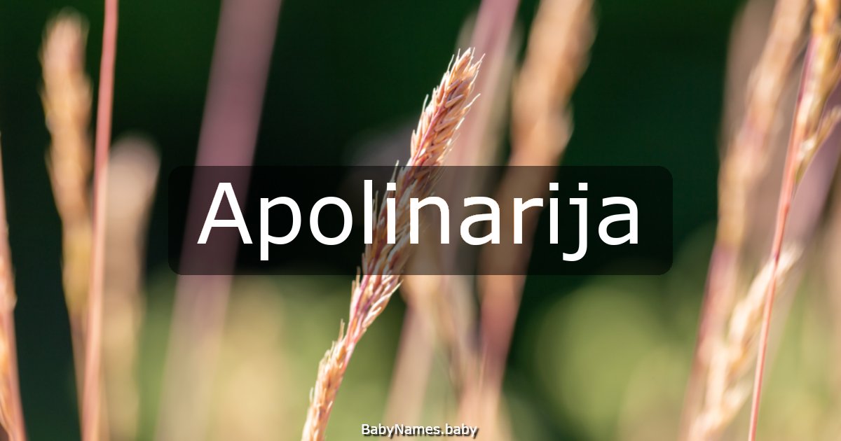 Apolinarija
