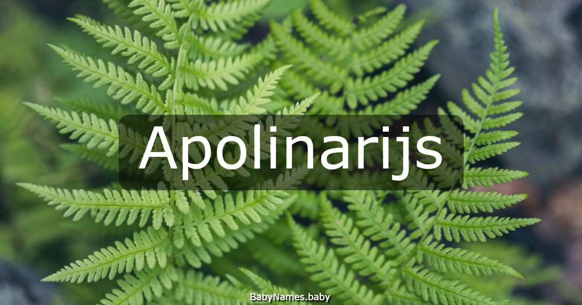 Apolinarijs