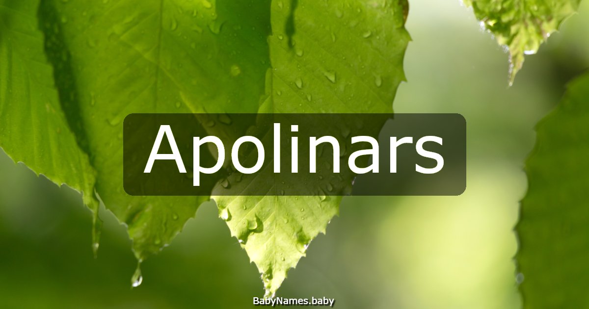 Apolinars