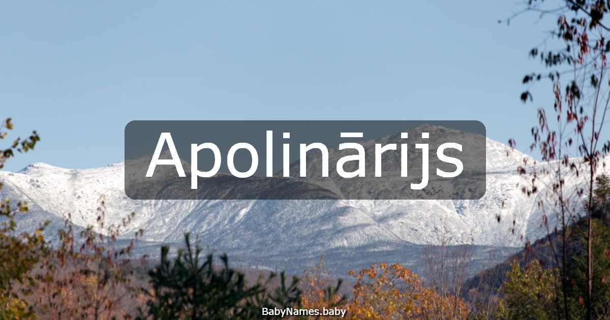 Apolinārijs