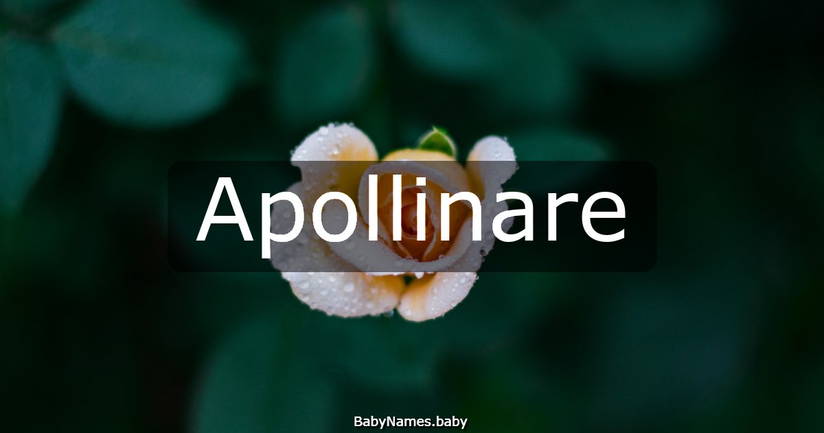 Apollinare