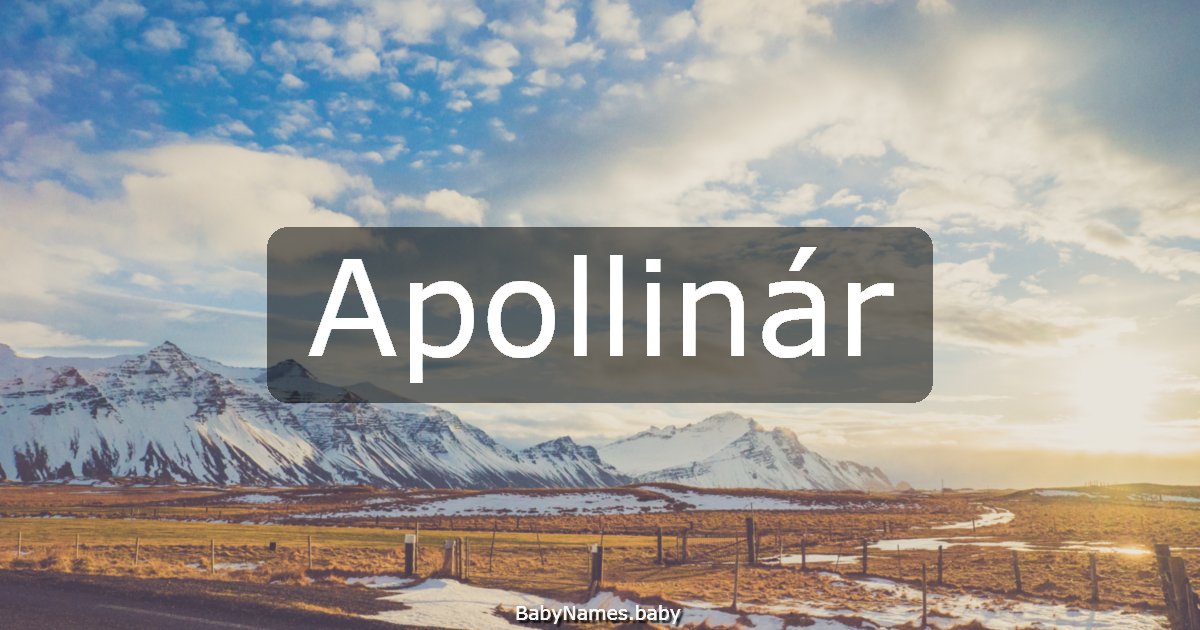 Apollinár