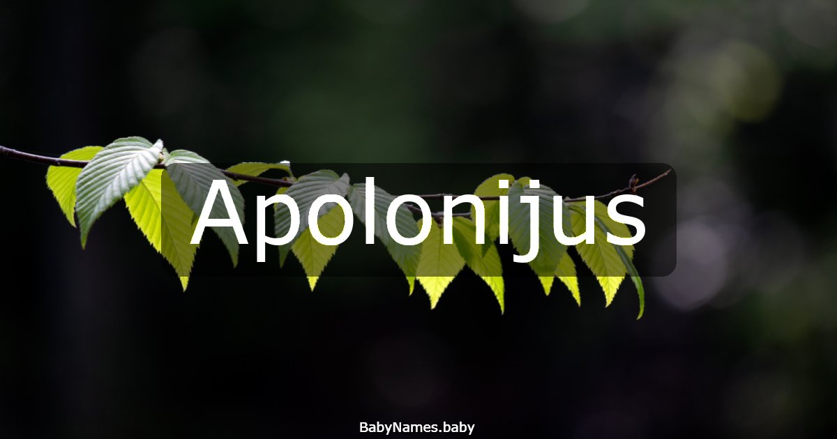 Apolonijus