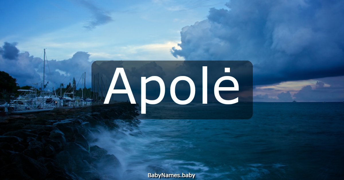 Apolė