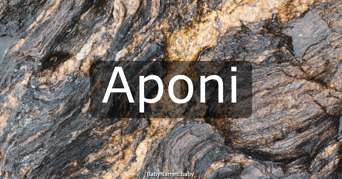 Aponi
