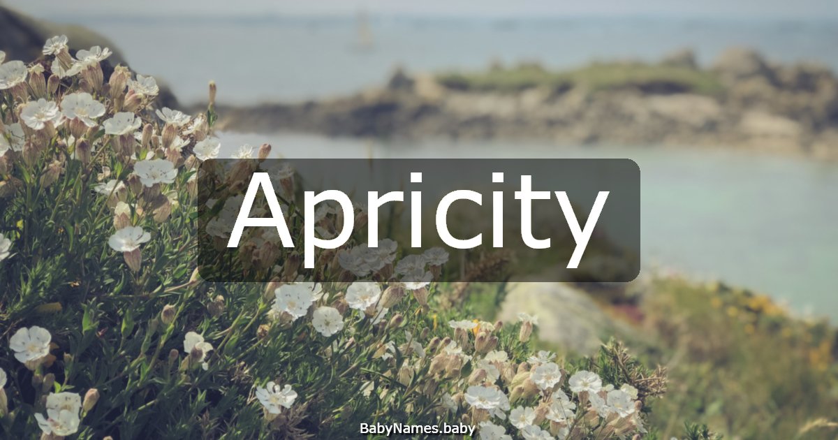 Apricity
