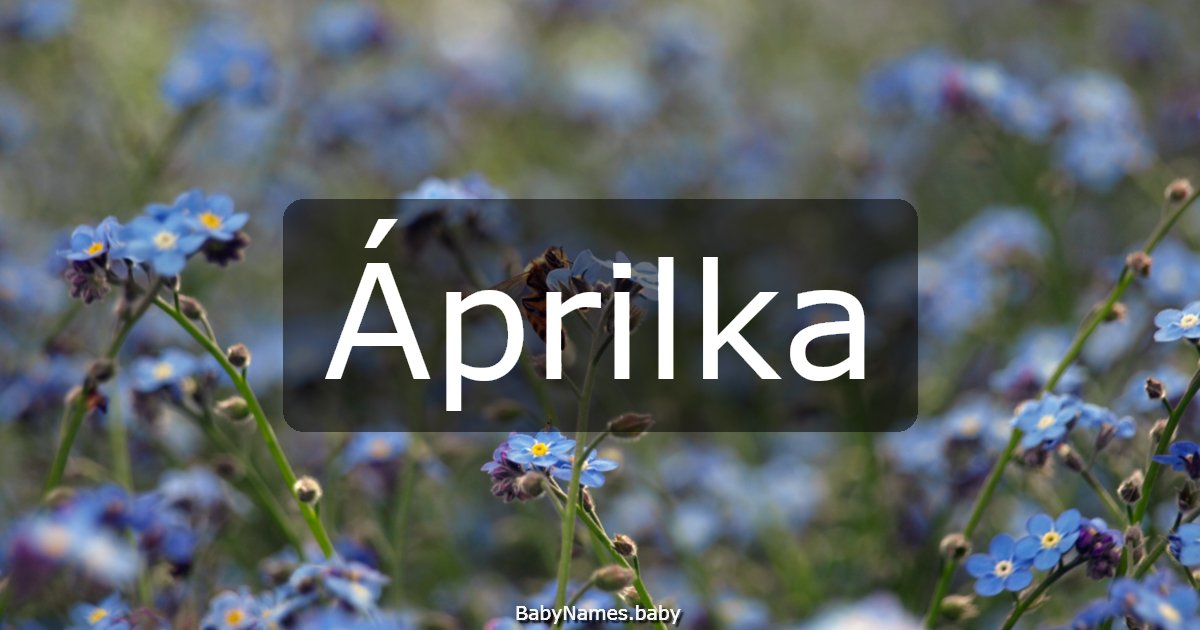 Áprilka