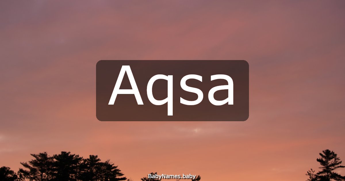 Aqsa