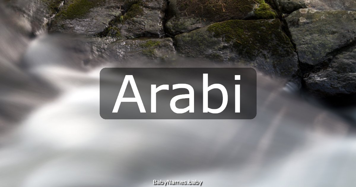 Arabi