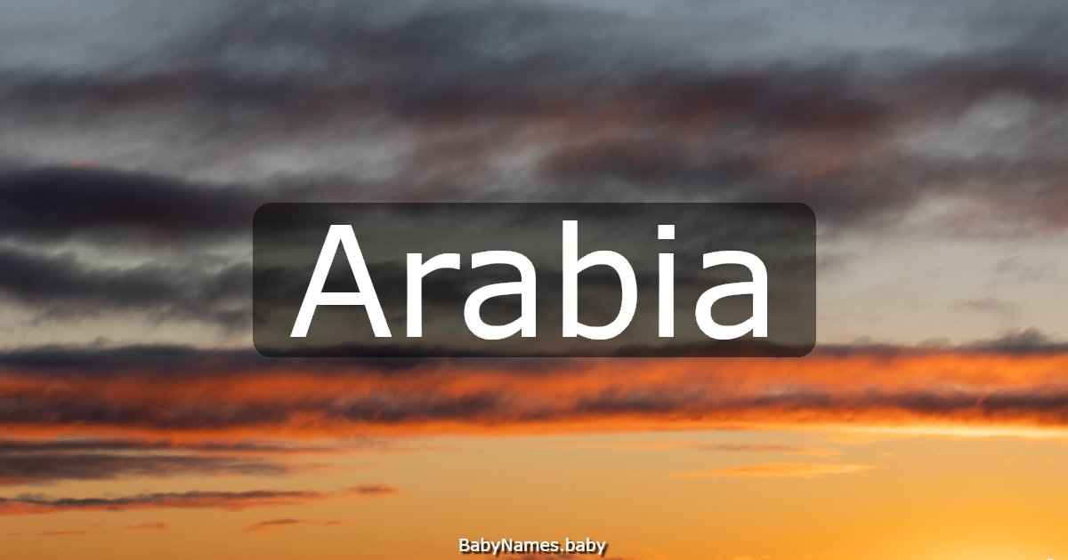 Arabia