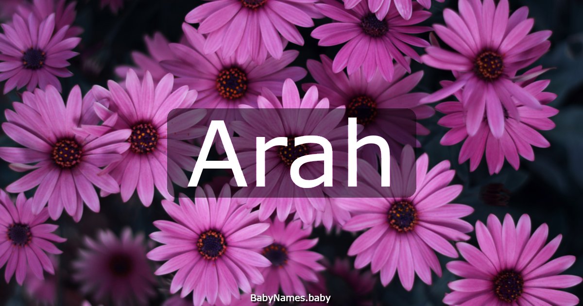 Arah