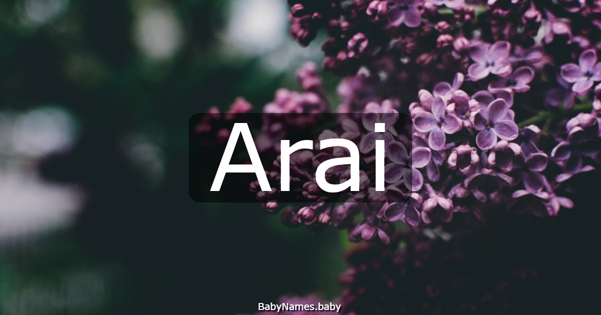 Arai
