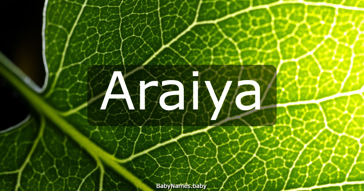Araiya