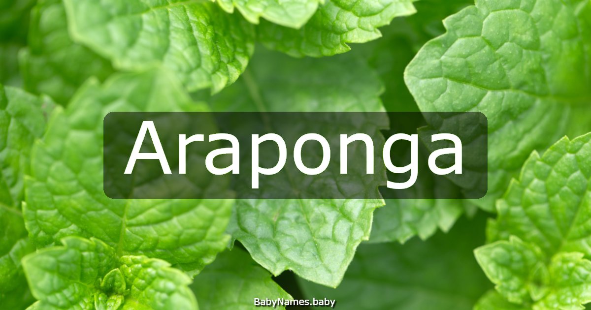 Araponga