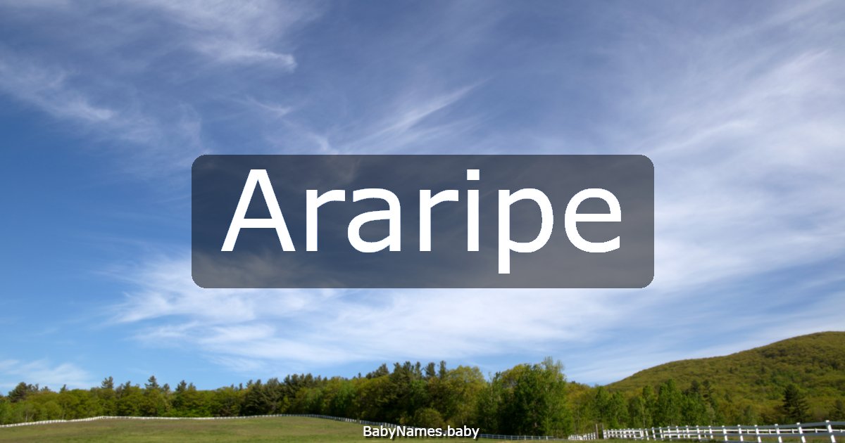 Araripe