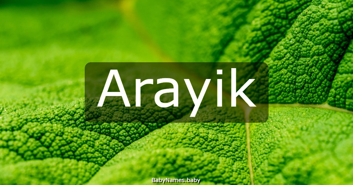 Arayik