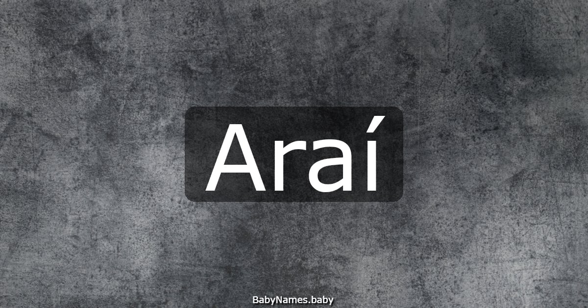Araí