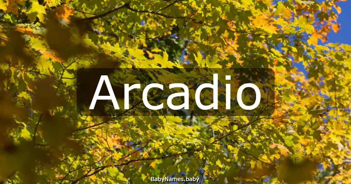 Arcadio