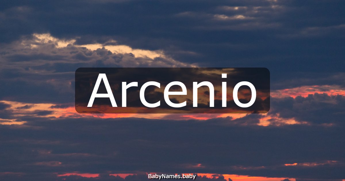 Arcenio