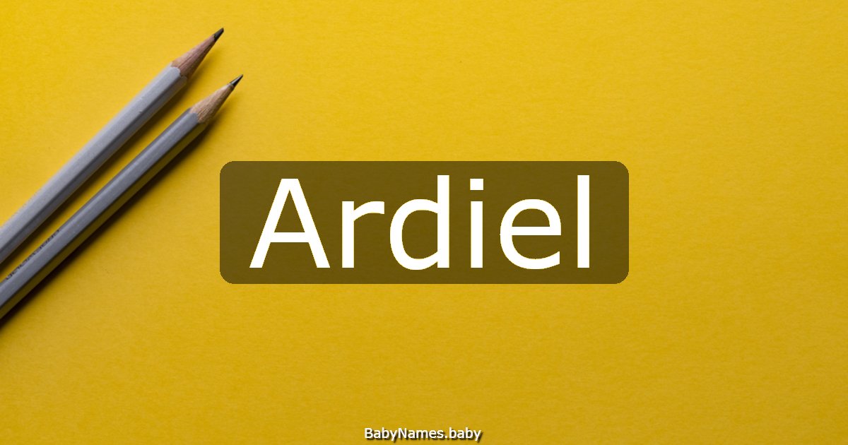 Ardiel