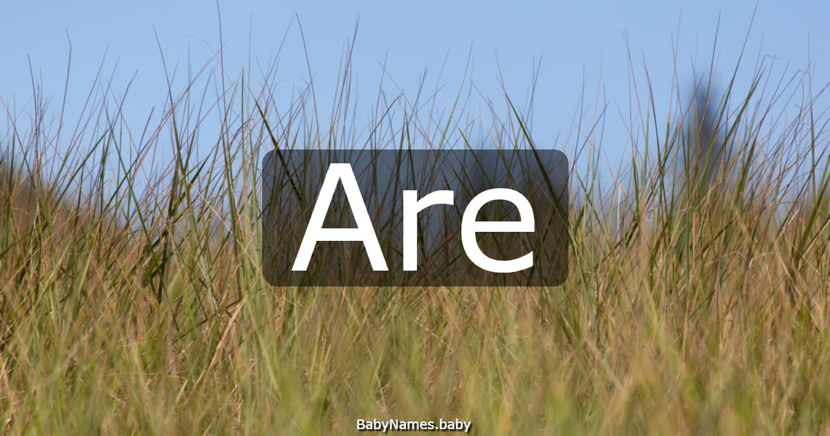 Are