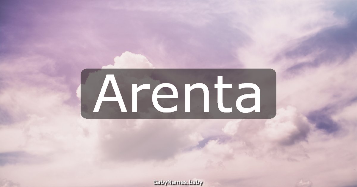 Arenta