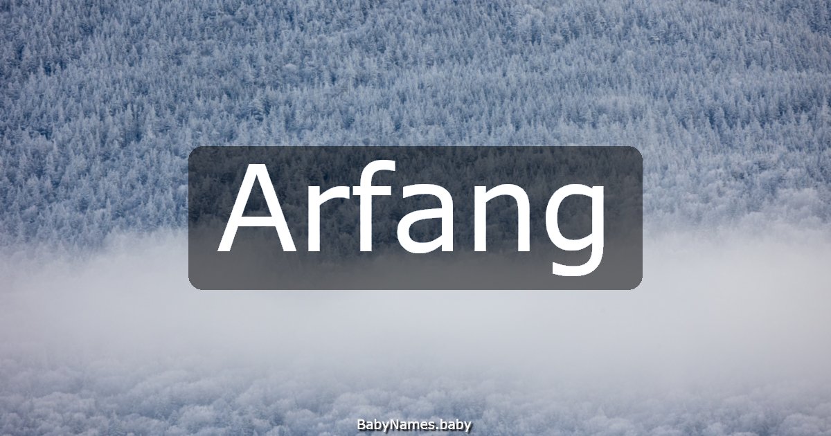 Arfang
