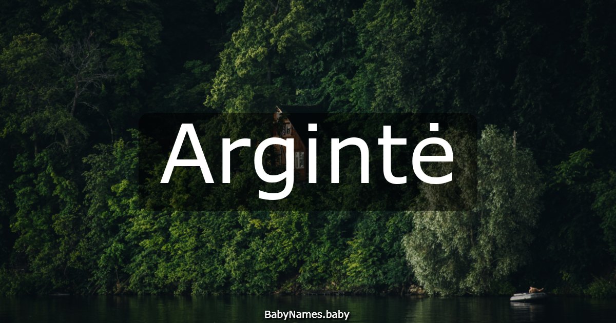 Argintė