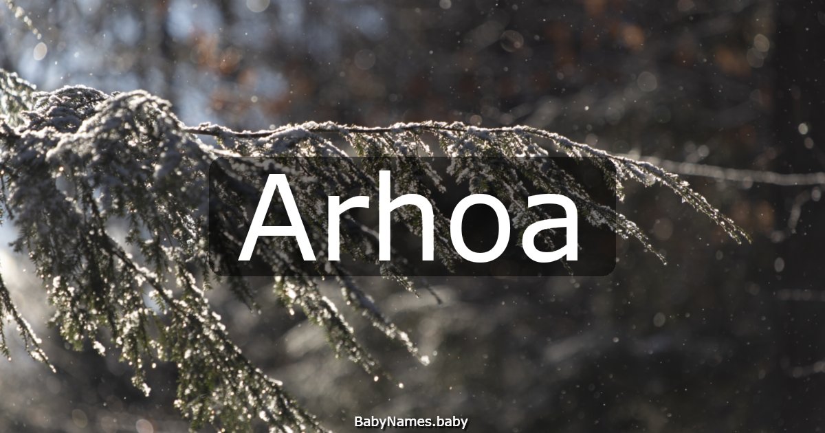 Arhoa
