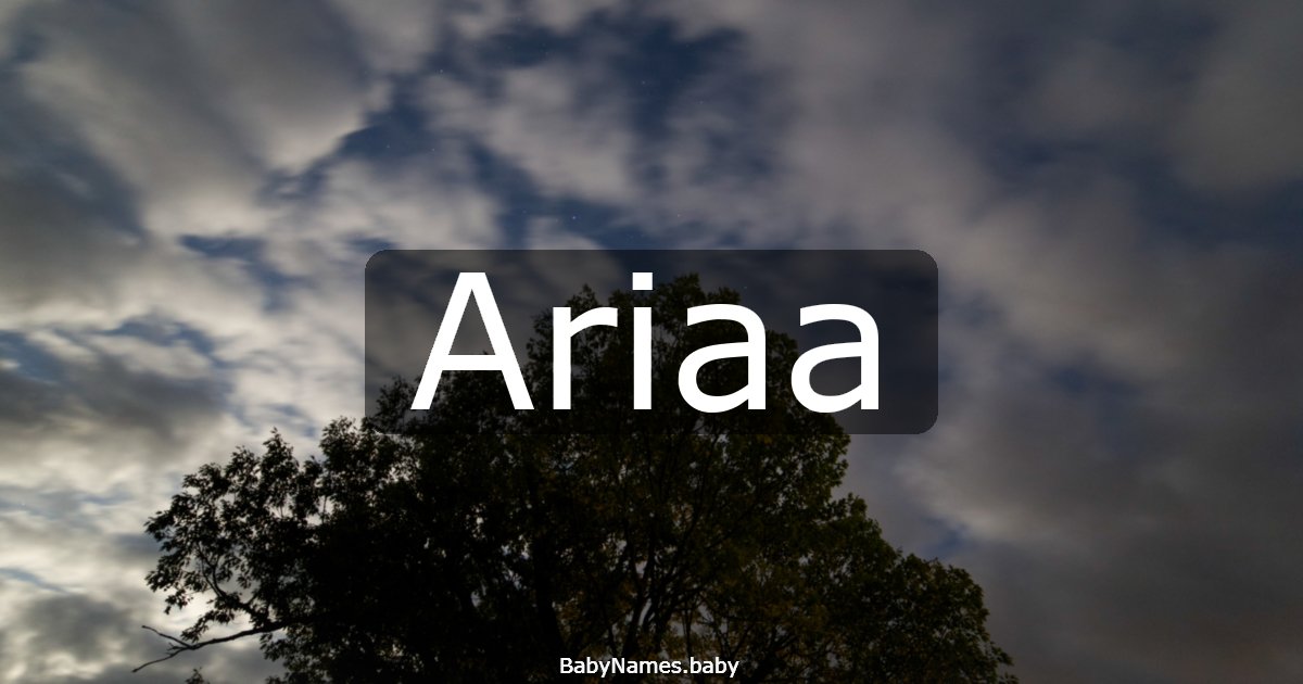 Ariaa