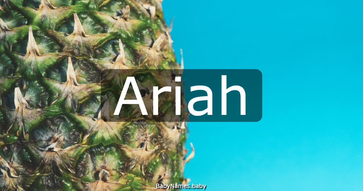 Ariah