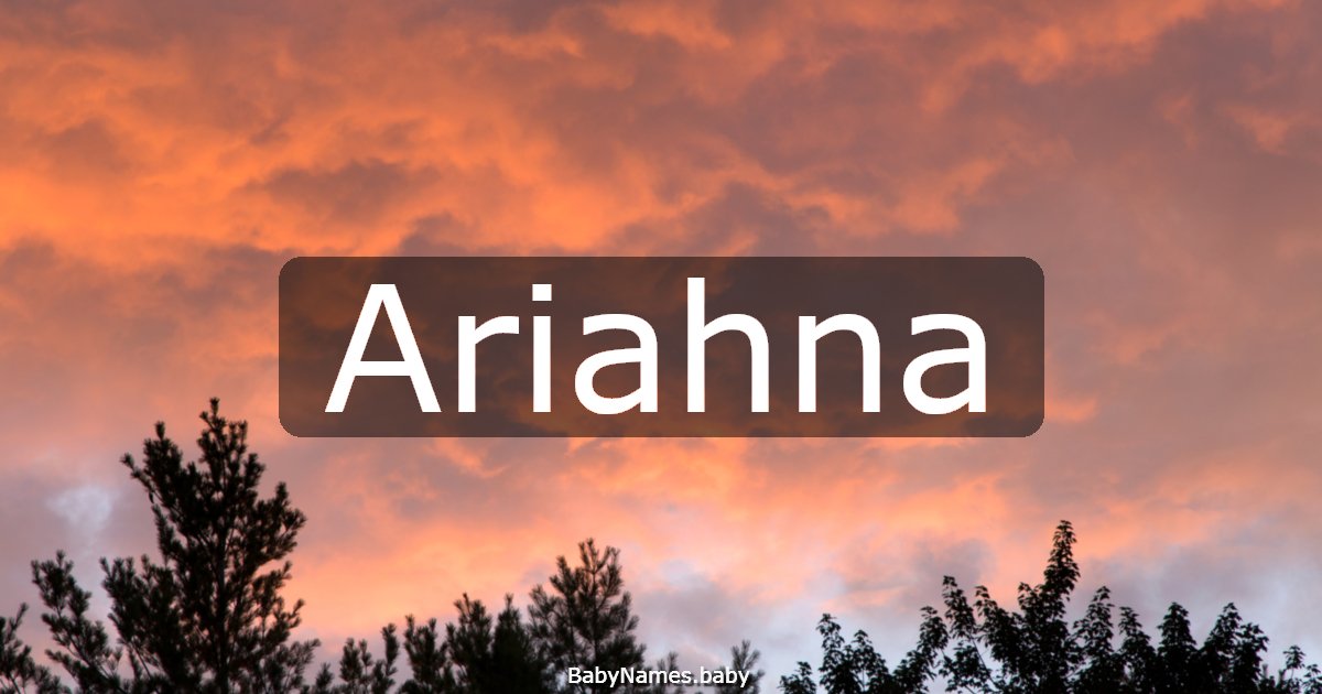 Ariahna