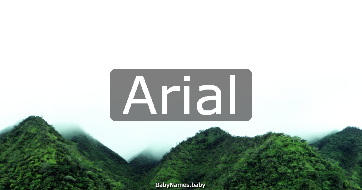 Arial