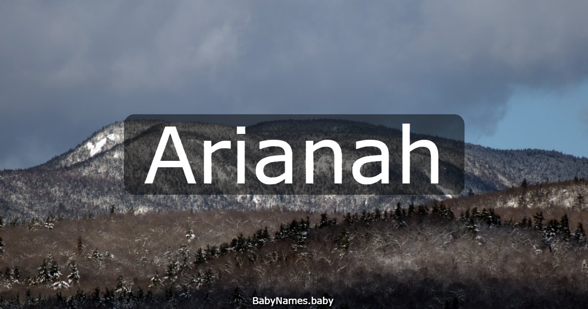 Arianah
