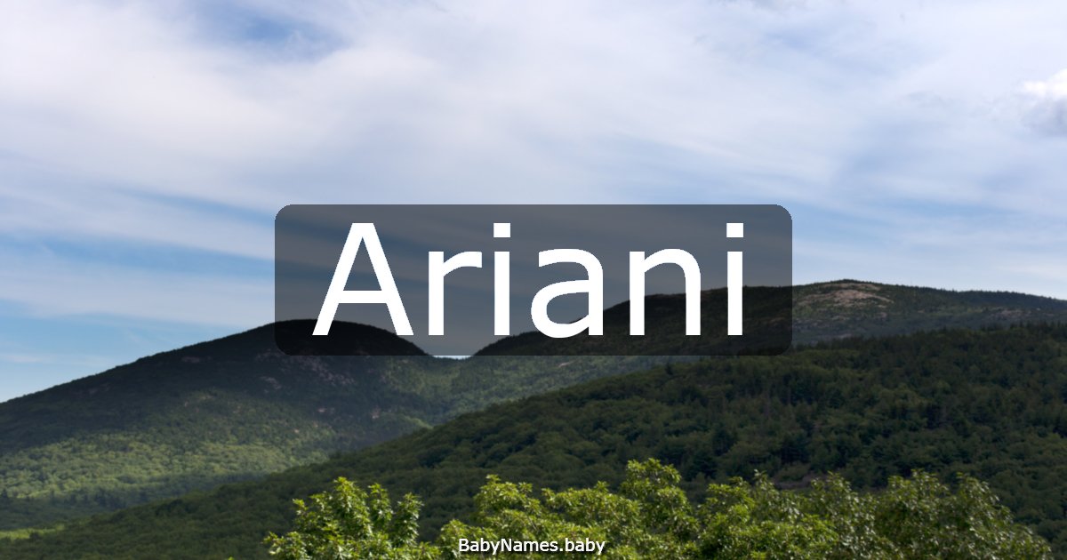 Ariani