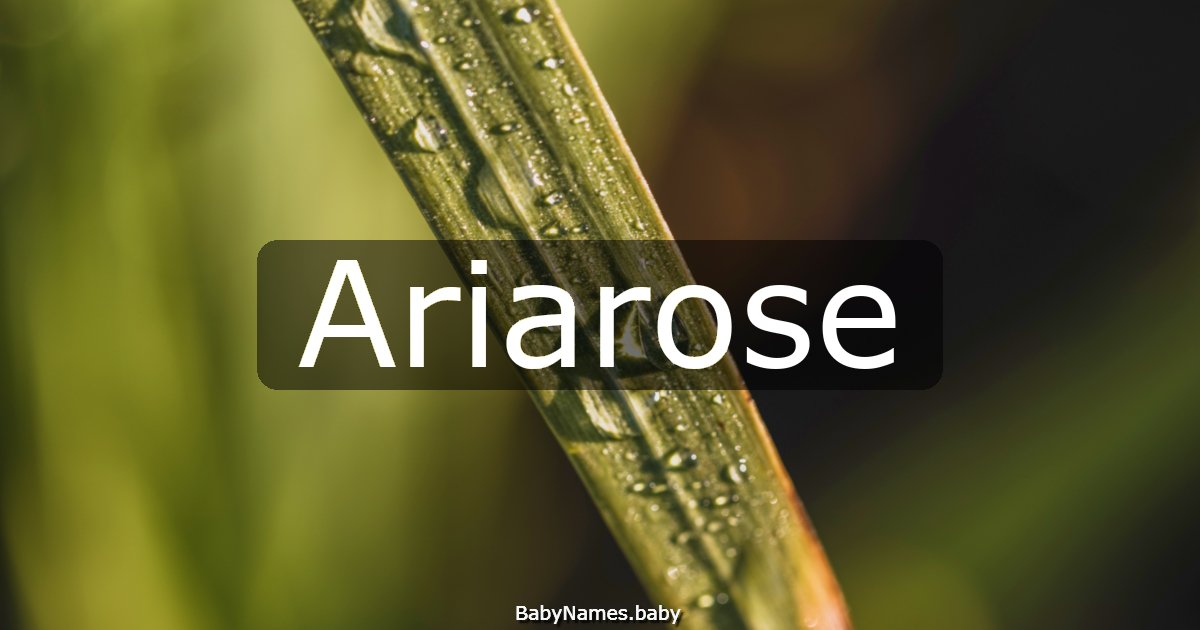 Ariarose