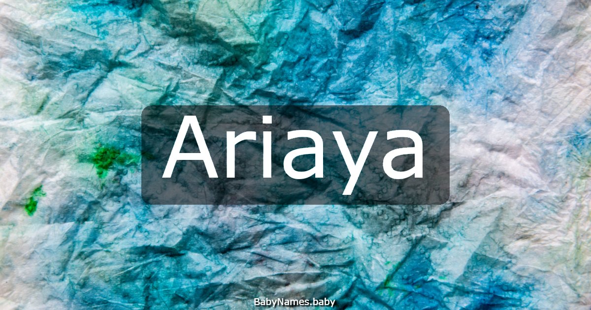 Ariaya