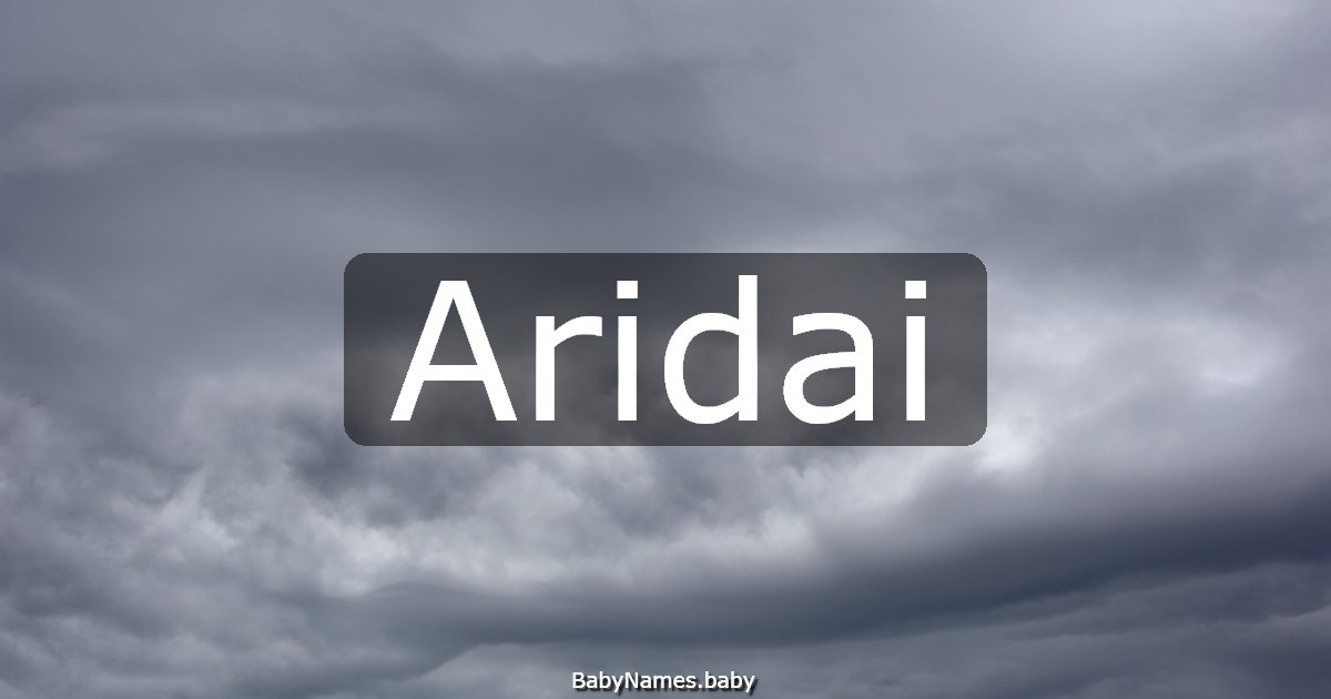 Aridai