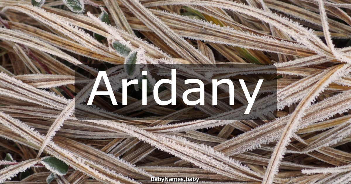 Aridany