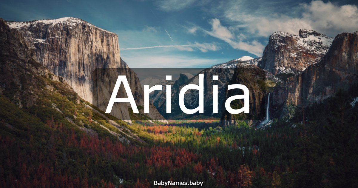 Aridia