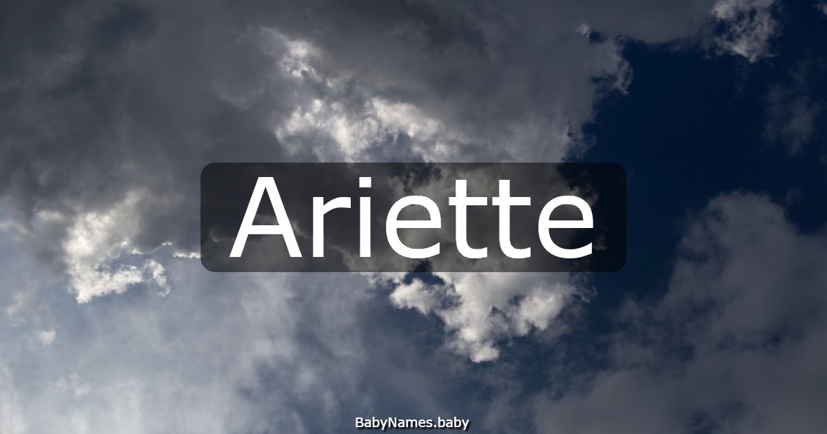 Ariette