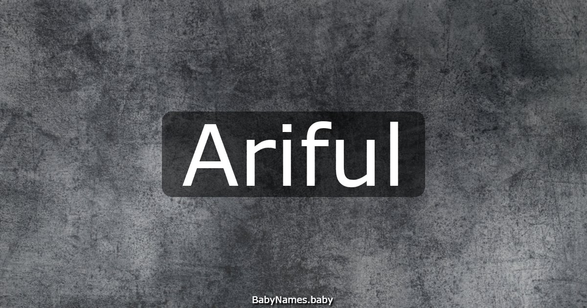 Ariful