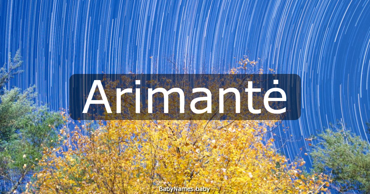 Arimantė
