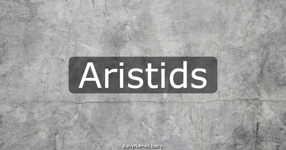 Aristids