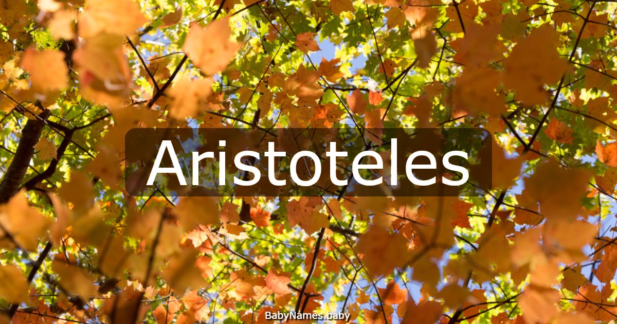 Aristoteles