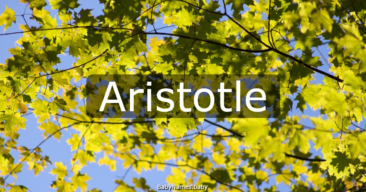 Aristotle